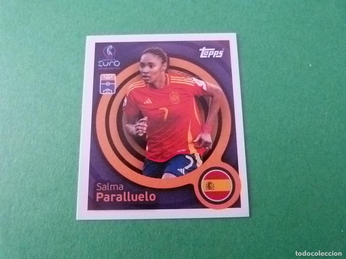 Cromos de F&uacute;tbol: CROMO FUTBOL PARALLUELO ESPA&Ntilde;A SIN PEGAR N&ordm; 93 EUROCOPA EURO FEMENINA SUIZA 2025 TOPPS