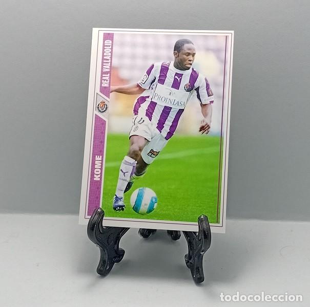 Cromos de F&uacute;tbol: 478 KOME REAL VALLADOLID CROMO FICHA LAS FICHAS DE LA LIGA MUNDICROMO 2007 2008 07 08 MC