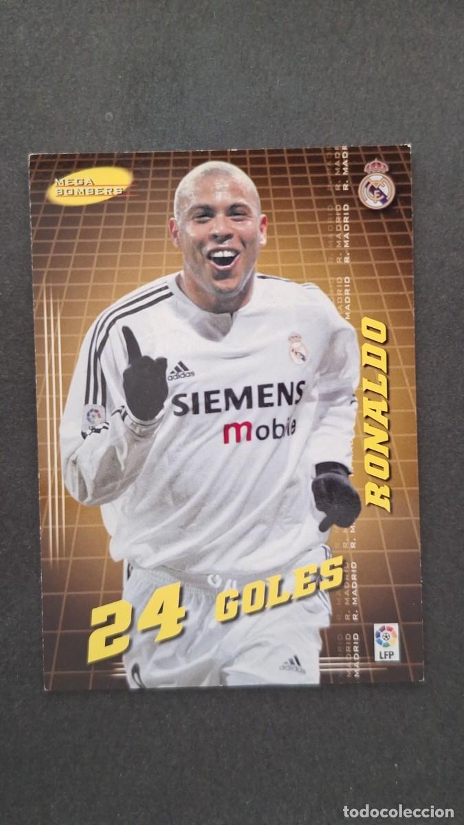 Cromos de F&uacute;tbol: L2 RONALDO REAL MADRID 397 MEGA BOMBERS PANINI MEGACRACKS 2004 2005 04 05