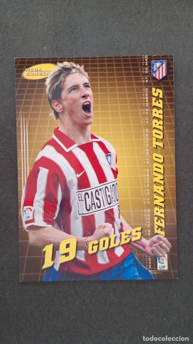 Football Stickers: L2 FERNANDO TORRES ATLETICO DE MADRID 401 MEGA BOMBERS PANINI MEGACRACKS 2004 2005 04 05
