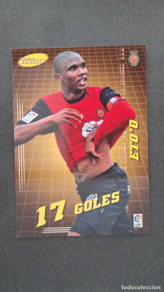 Fu&szlig;ball-Sticker: L2 ETO'O R. C. D. MALLORCA 404 MEGA BOMBERS PANINI MEGACRACKS 2004 2005 04 05