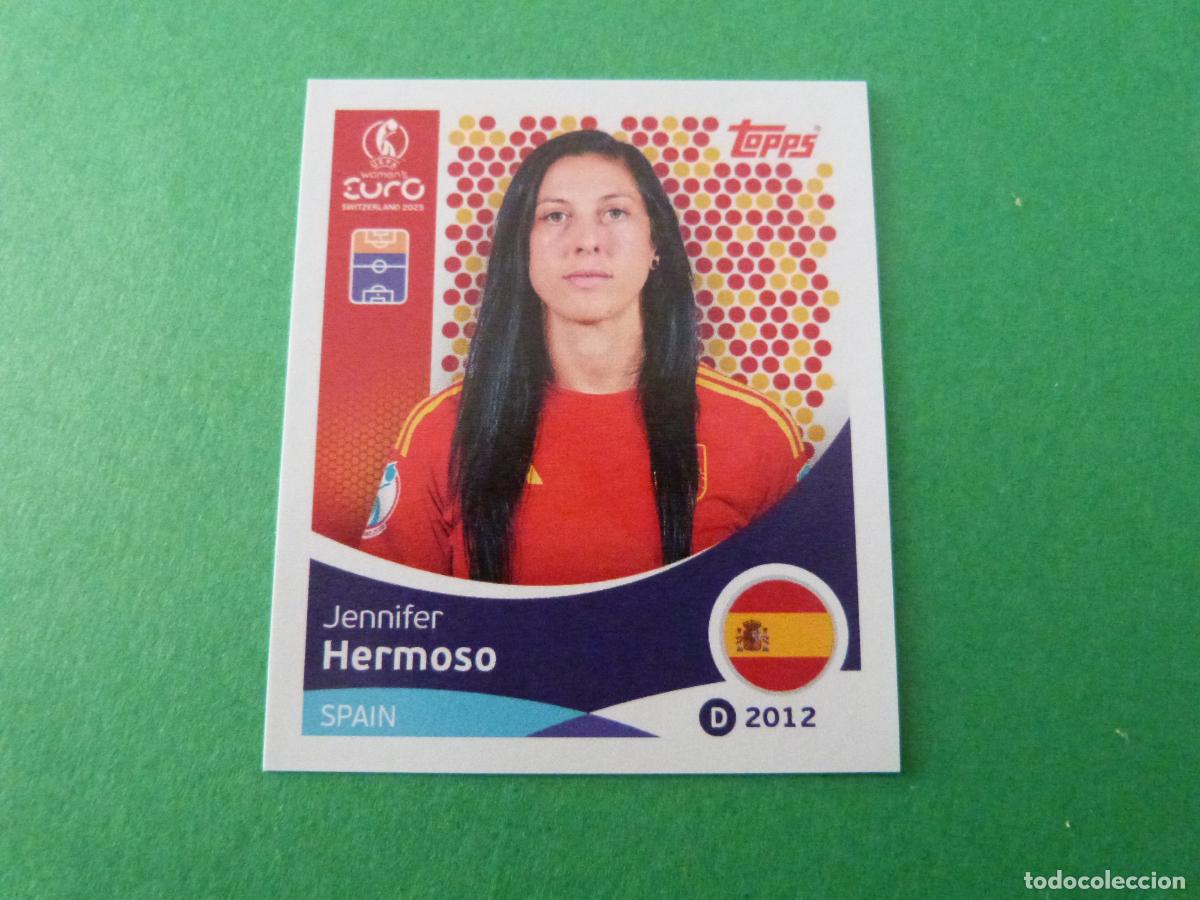 Fu&szlig;ball-Sticker: CROMO FUTBOL JENNI HERMOSO ESPA&Ntilde;A SIN PEGAR N&ordm; 105 EUROCOPA EURO FEMENINA SUIZA 2025 TOPPS