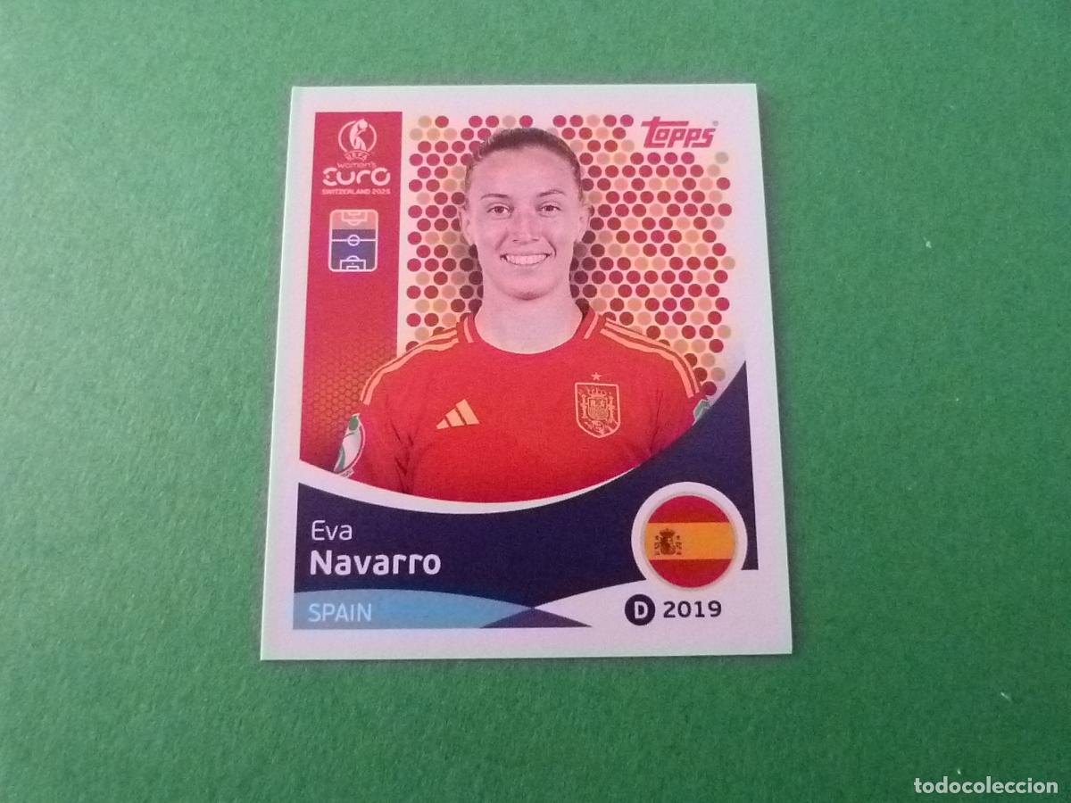 Fu&szlig;ball-Sticker: CROMO FUTBOL NAVARRO ESPA&Ntilde;A SIN PEGAR N&ordm; 106 EUROCOPA EURO FEMENINA SUIZA 2025 TOPPS