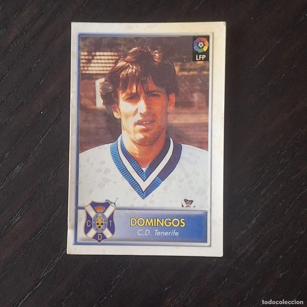 Football Stickers: BOLLYCAO FUTBOL 97-98 1997 1998 - 256 J. DOMINGOS - C.D. TENERIFE - NUNCA PEGADO