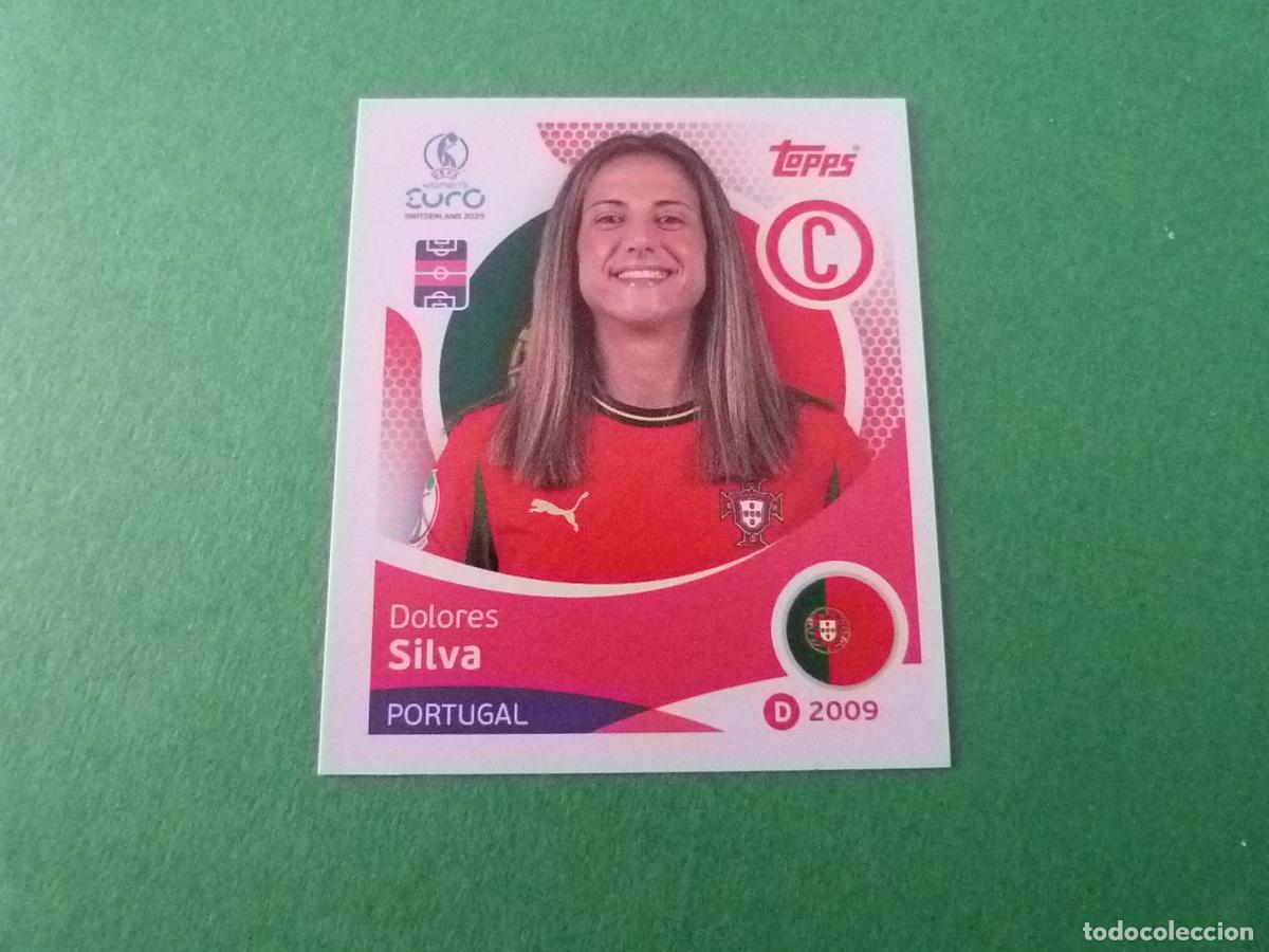 Cromos de F&uacute;tbol: CROMO FUTBOL SILVA PORTUGAL SIN PEGAR N&ordm; 110 EUROCOPA EURO FEMENINA SUIZA 2025 TOPPS