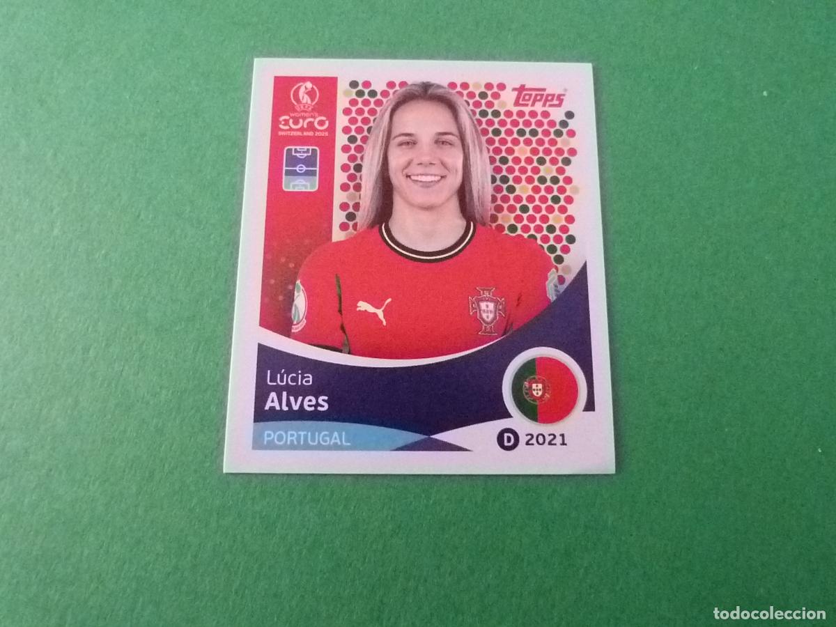 Cromos de F&uacute;tbol: CROMO FUTBOL ALVES PORTUGAL SIN PEGAR N&ordm; 114 EUROCOPA EURO FEMENINA SUIZA 2025 TOPPS