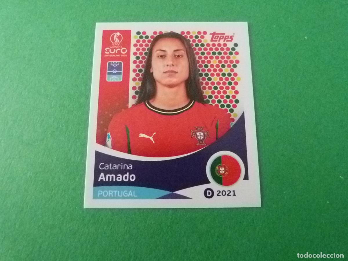 Cromos de F&uacute;tbol: CROMO FUTBOL AMADO PORTUGAL SIN PEGAR N&ordm; 115 EUROCOPA EURO FEMENINA SUIZA 2025 TOPPS