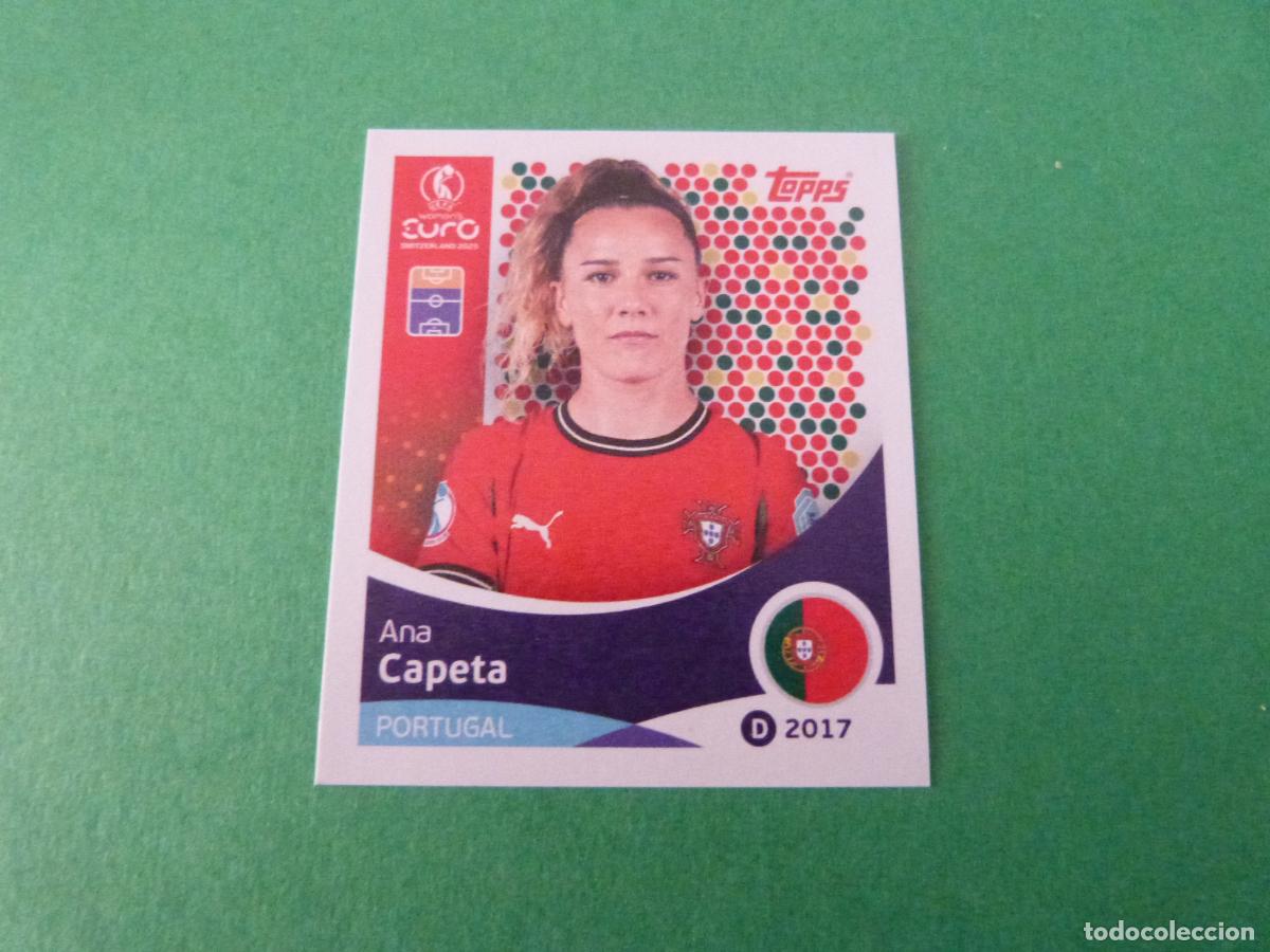 Cromos de F&uacute;tbol: CROMO FUTBOL CAPETA PORTUGAL SIN PEGAR N&ordm; 123 EUROCOPA EURO FEMENINA SUIZA 2025 TOPPS