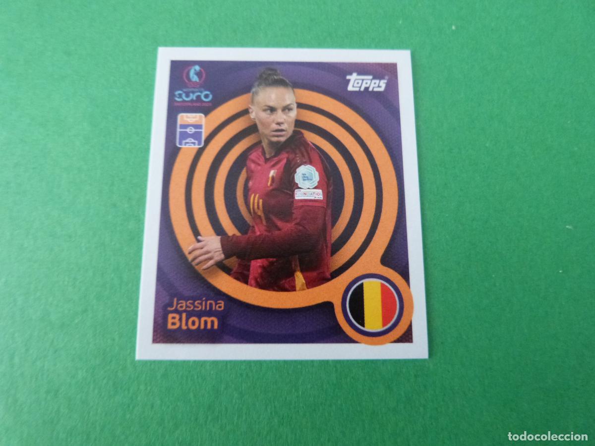 Cromos de F&uacute;tbol: CROMO FUTBOL BLOM BELGICA SIN PEGAR N&ordm; 125 EUROCOPA EURO FEMENINA SUIZA 2025 TOPPS