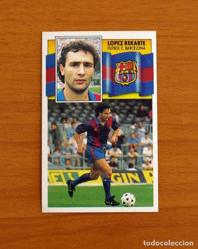 Cromos de F&uacute;tbol: F&uacute;tbol Club Barcelona - L&oacute;pez Rekarte - Ediciones Este Liga Liga 1990-1991, 90-91 - Nunca pegado