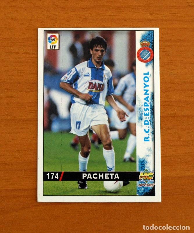 Cartes &agrave; collectionner de Football: R.C.D. Espa&ntilde;ol-Espanyol - N&ordm; 174 Pacheta - Mundicromo Las Fichas de la Liga 1998-1999-98-99