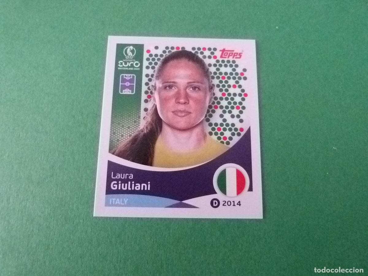 Cromos de F&uacute;tbol: CROMO FUTBOL GIULIANI ITALIA SIN PEGAR N&ordm; 143 EUROCOPA EURO FEMENINA SUIZA 2025 TOPPS