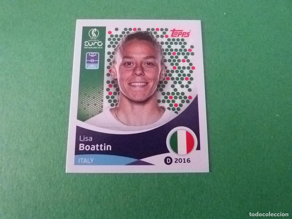 Cromos de F&uacute;tbol: CROMO FUTBOL BOATTIN ITALIA SIN PEGAR N&ordm; 145 EUROCOPA EURO FEMENINA SUIZA 2025 TOPPS