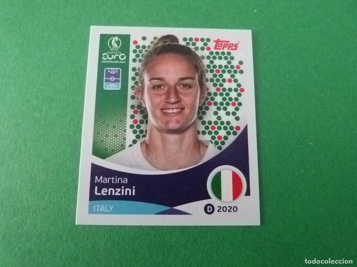 Cromos de F&uacute;tbol: CROMO FUTBOL LENZINI ITALIA SIN PEGAR N&ordm; 146 EUROCOPA EURO FEMENINA SUIZA 2025 TOPPS