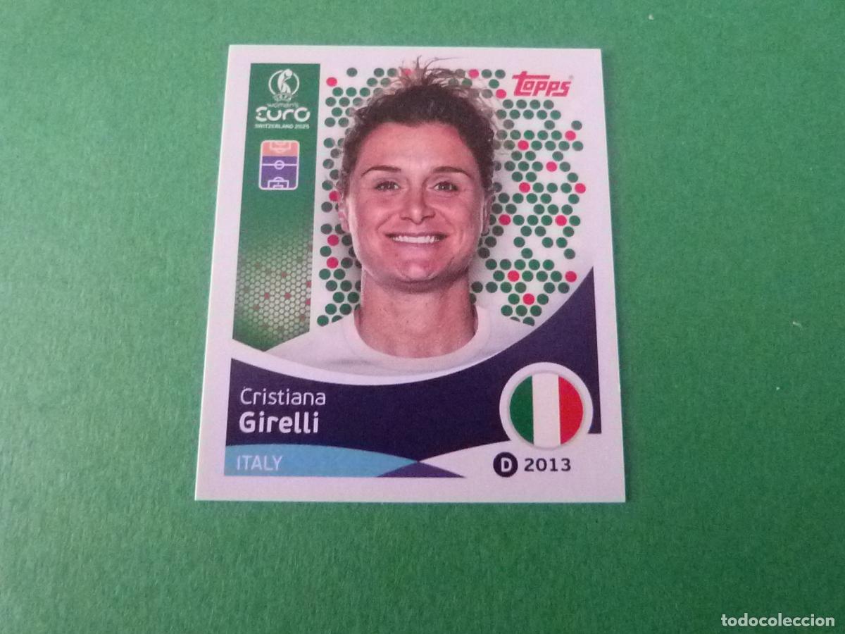 Cromos de F&uacute;tbol: CROMO FUTBOL GIRELLI ITALIA SIN PEGAR N&ordm; 152 EUROCOPA EURO FEMENINA SUIZA 2025 TOPPS