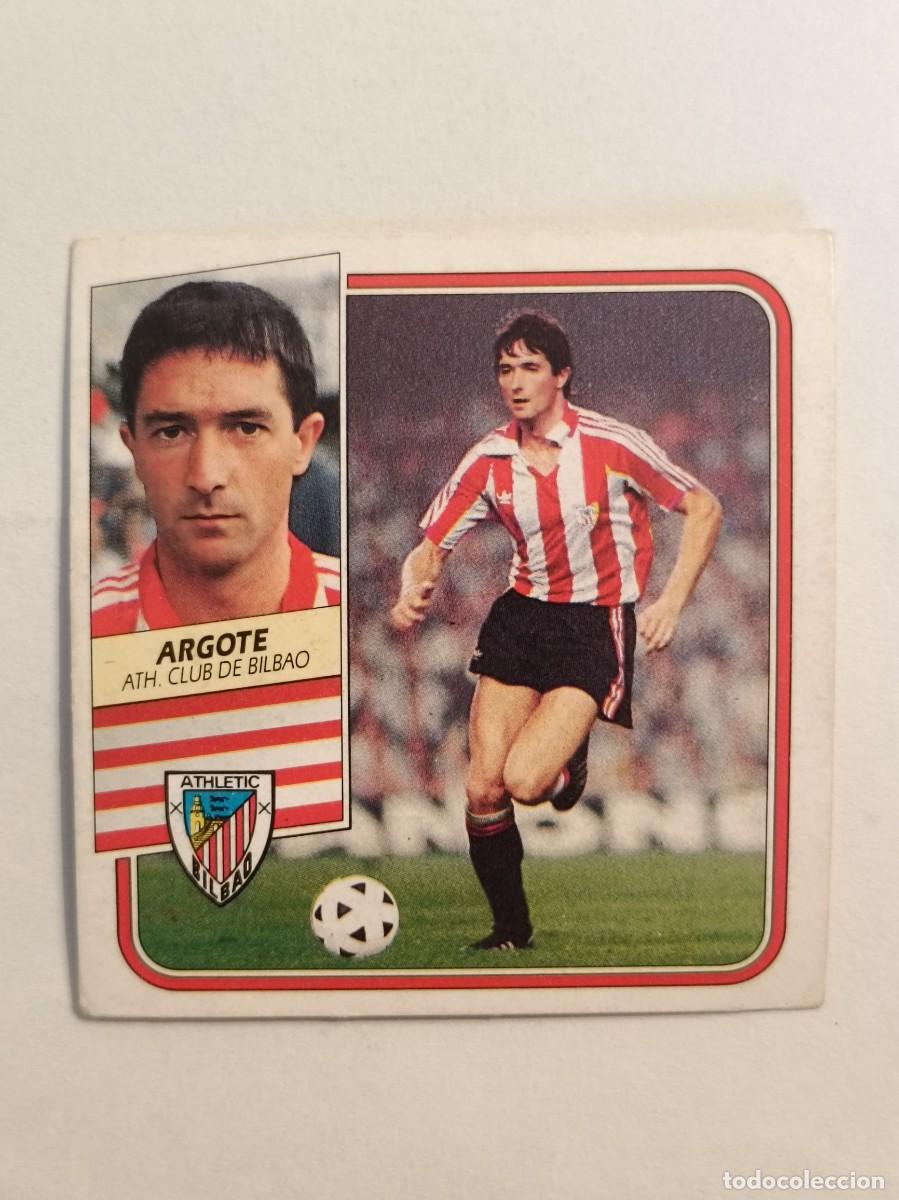 Cromos de F&uacute;tbol: ARGOTE ATHLETIC BILBAO LIGA 89/90 ESTE