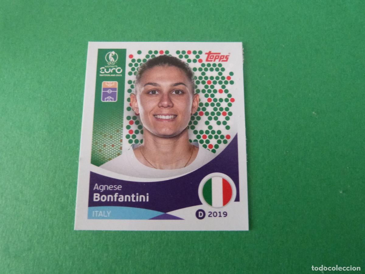 Cromos de F&uacute;tbol: CROMO FUTBOL BONFANTINI ITALIA SIN PEGAR N&ordm; 156 EUROCOPA EURO FEMENINA SUIZA 2025 TOPPS