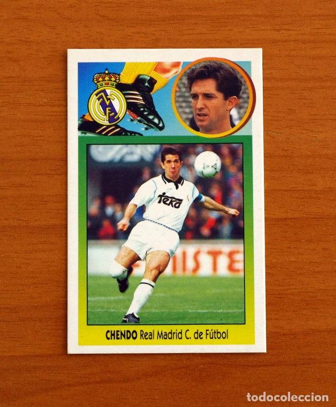 Cromos de F&uacute;tbol: Real Madrid - Chendo - Ediciones Este Liga 1993-1994, 93-94 - De cart&oacute;n Nunca pegado