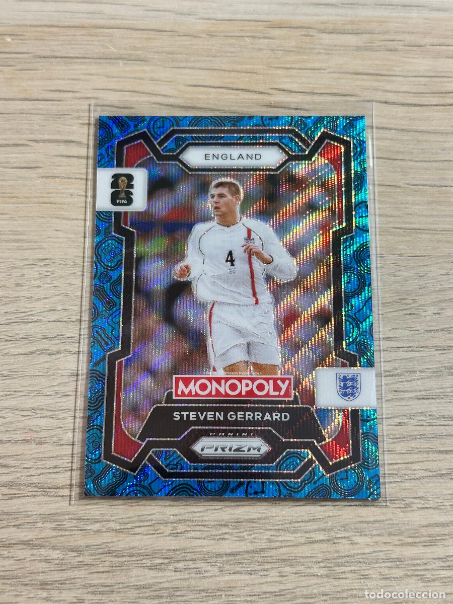 Cromos de F&uacute;tbol: STEVEN GERRARD 23 INGLATERRA AZUL BLUE BROADWAY WORLD CUP 2026 PANINI PRIZM MONOPOLY