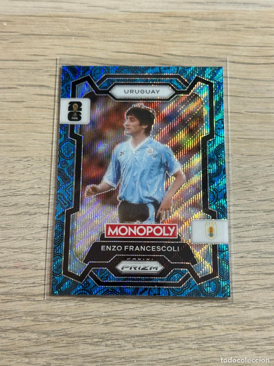 Cromos de F&uacute;tbol: ENZO FRANCESCOLI 69 URUGUAY AZUL BLUE BROADWAY WORLD CUP 2026 PANINI PRIZM MONOPOLY