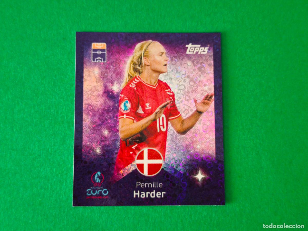 Cromos de F&uacute;tbol: CROMO FUTBOL HARDER DINAMARCA SIN PEGAR N&ordm; 158 EUROCOPA EURO FEMENINA SUIZA 2025 TOPPS