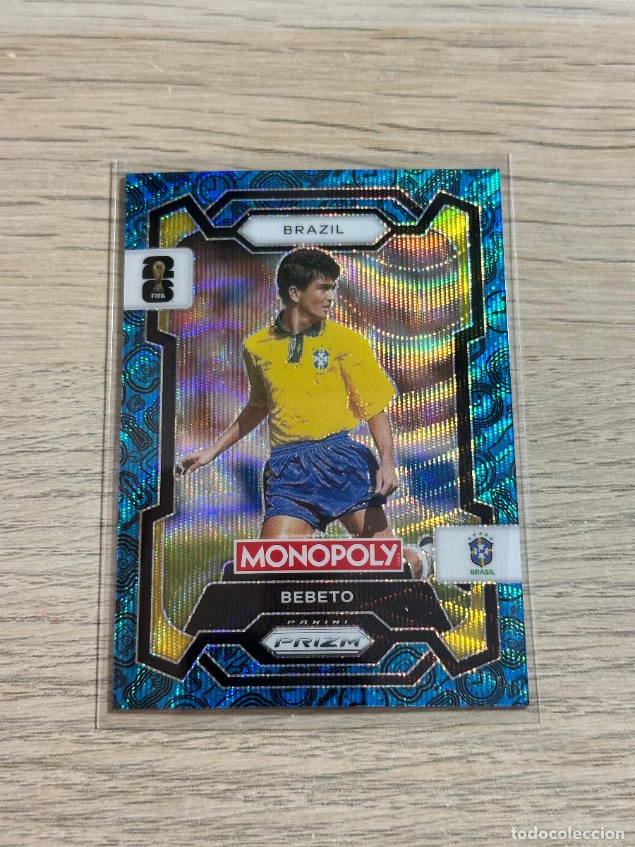 Cromos de F&uacute;tbol: BEBETO 20 BRASIL AZUL BLUE BROADWAY WORLD CUP 2026 PANINI PRIZM MONOPOLY