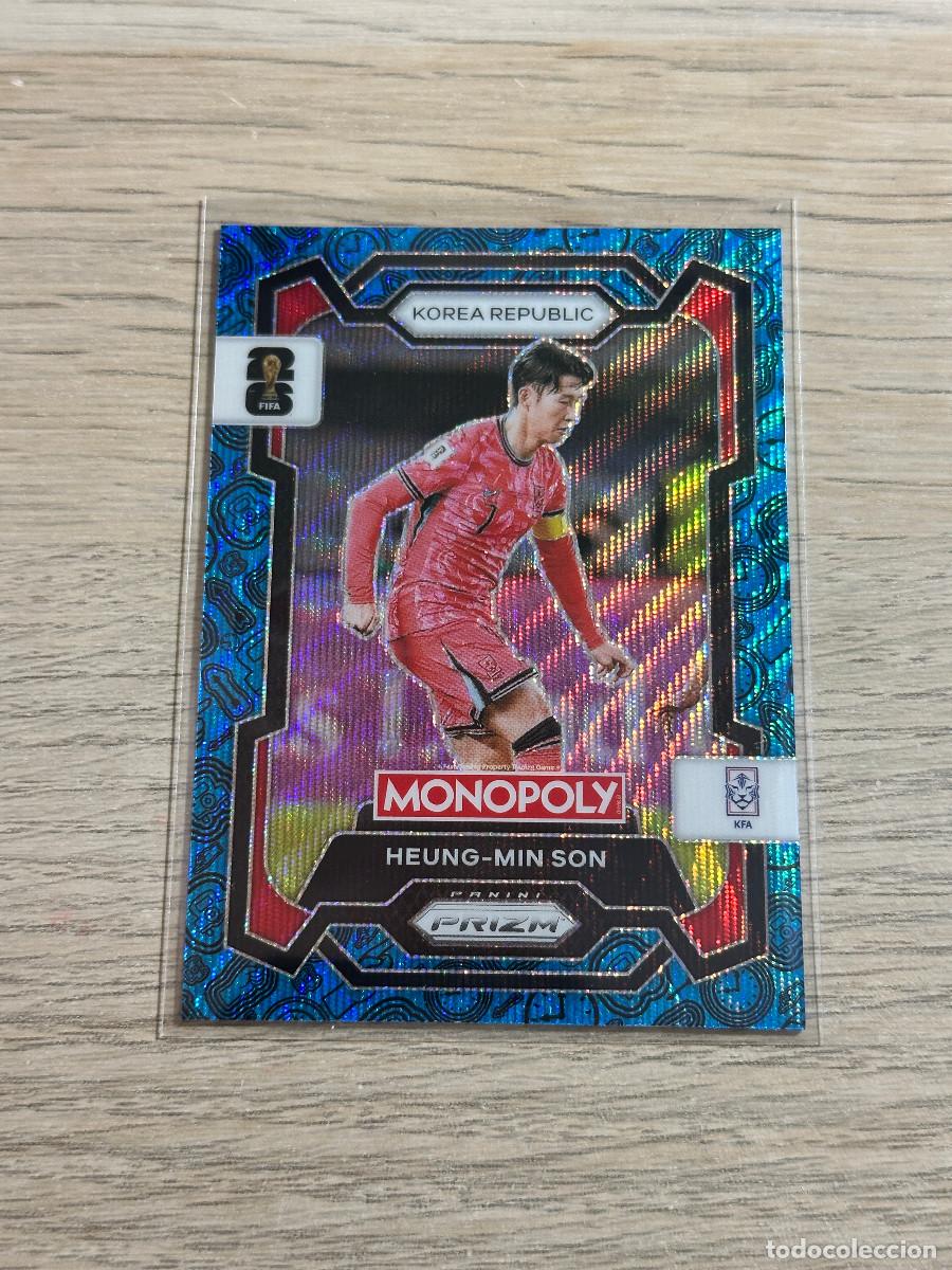 Cromos de F&uacute;tbol: HEUNG-MIN SON 83 KOREA AZUL BLUE BROADWAY WORLD CUP 2026 PANINI PRIZM MONOPOLY