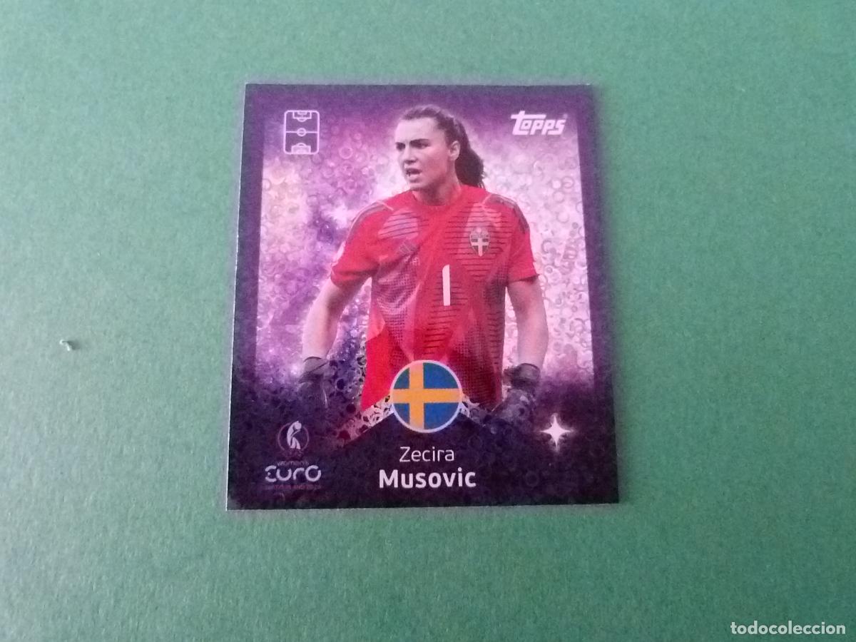 Cromos de F&uacute;tbol: CROMO FUTBOL MUSOVIC SUECIA SIN PEGAR N&ordm; 166 EUROCOPA EURO FEMENINA SUIZA 2025 TOPPS
