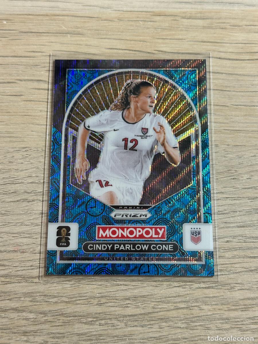Cartes &agrave; collectionner de Football: CINDY PARLOW CONE 86 USA AZUL BLUE BROADWAY WORLD CUP 2026 PANINI PRIZM MONOPOLY