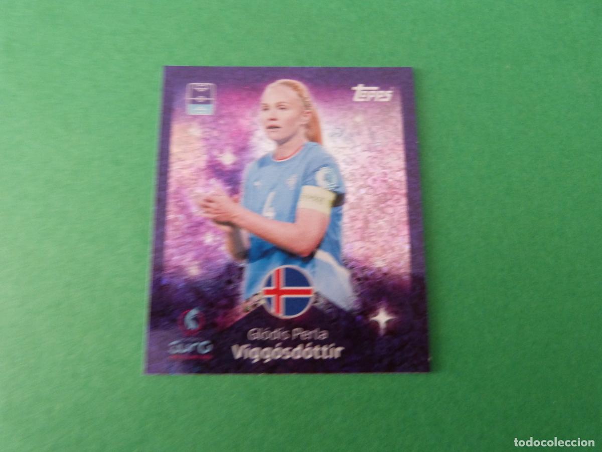 Cartes &agrave; collectionner de Football: CROMO FUTBOL VIGGOSDOTTIR ISLANDIA SIN PEGAR N&ordm; 169 EUROCOPA EURO FEMENINA SUIZA 2025 TOPPS
