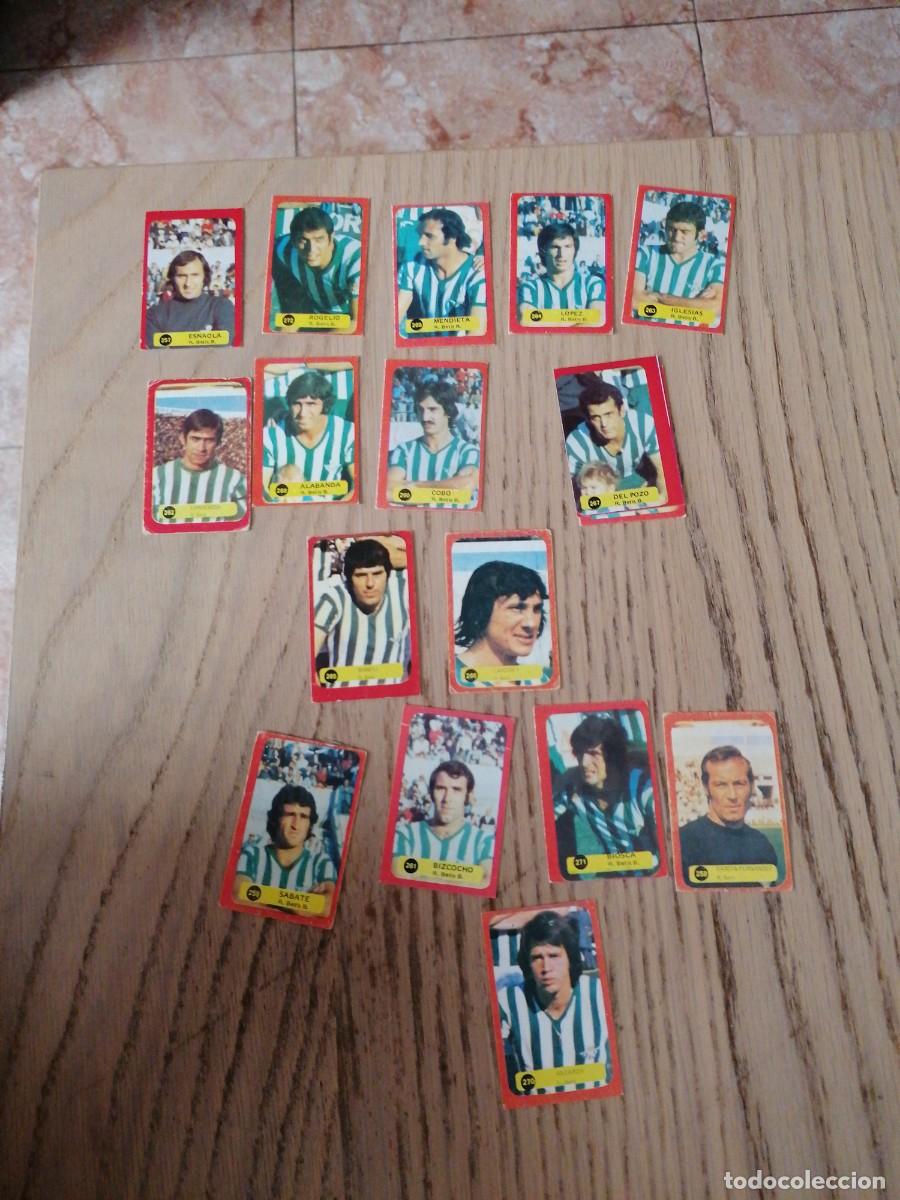 Cromos de F&uacute;tbol: Real betis creaciones solano 1975-1976