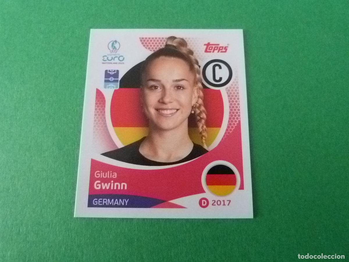 Cromos de F&uacute;tbol: CROMO FUTBOL GWINN ALEMANIA SIN PEGAR N&ordm; 174 EUROCOPA EURO FEMENINA SUIZA 2025 TOPPS