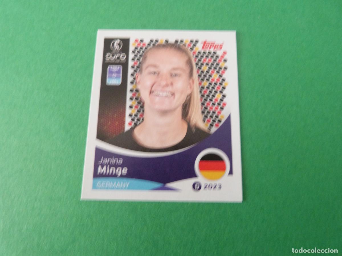 Cromos de F&uacute;tbol: CROMO FUTBOL MINGE ALEMANIA SIN PEGAR N&ordm; 176 EUROCOPA EURO FEMENINA SUIZA 2025 TOPPS