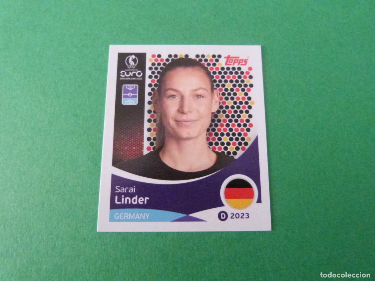 Cromos de F&uacute;tbol: CROMO FUTBOL LINDER ALEMANIA SIN PEGAR N&ordm; 178 EUROCOPA EURO FEMENINA SUIZA 2025 TOPPS