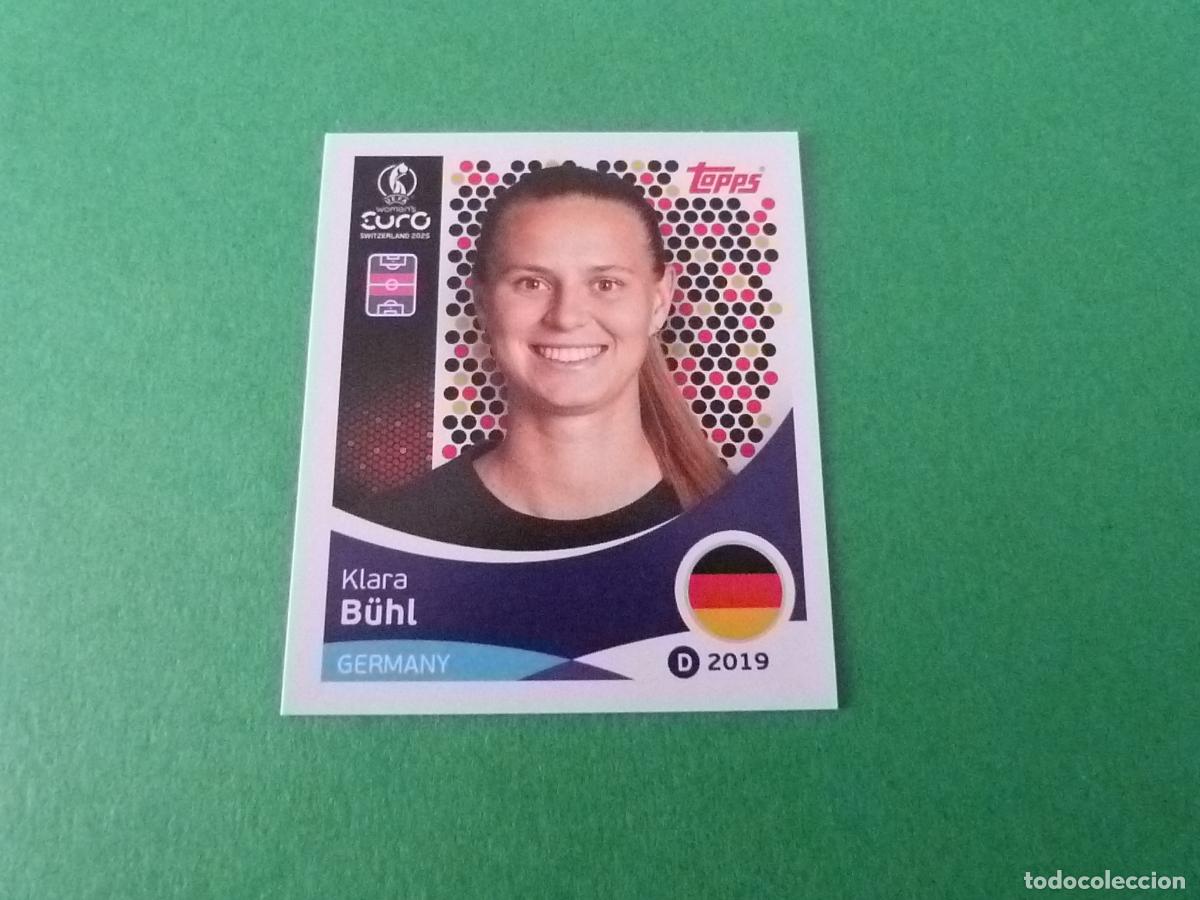 Cromos de F&uacute;tbol: CROMO FUTBOL B&Uuml;HL ALEMANIA SIN PEGAR N&ordm; 182 EUROCOPA EURO FEMENINA SUIZA 2025 TOPPS