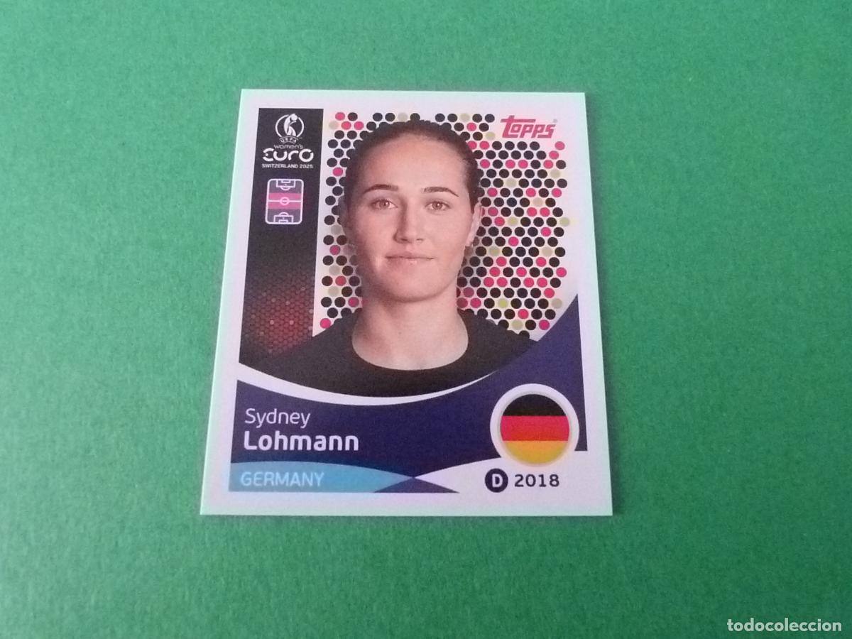 Cromos de F&uacute;tbol: CROMO FUTBOL LOHMANN ALEMANIA SIN PEGAR N&ordm; 184 EUROCOPA EURO FEMENINA SUIZA 2025 TOPPS