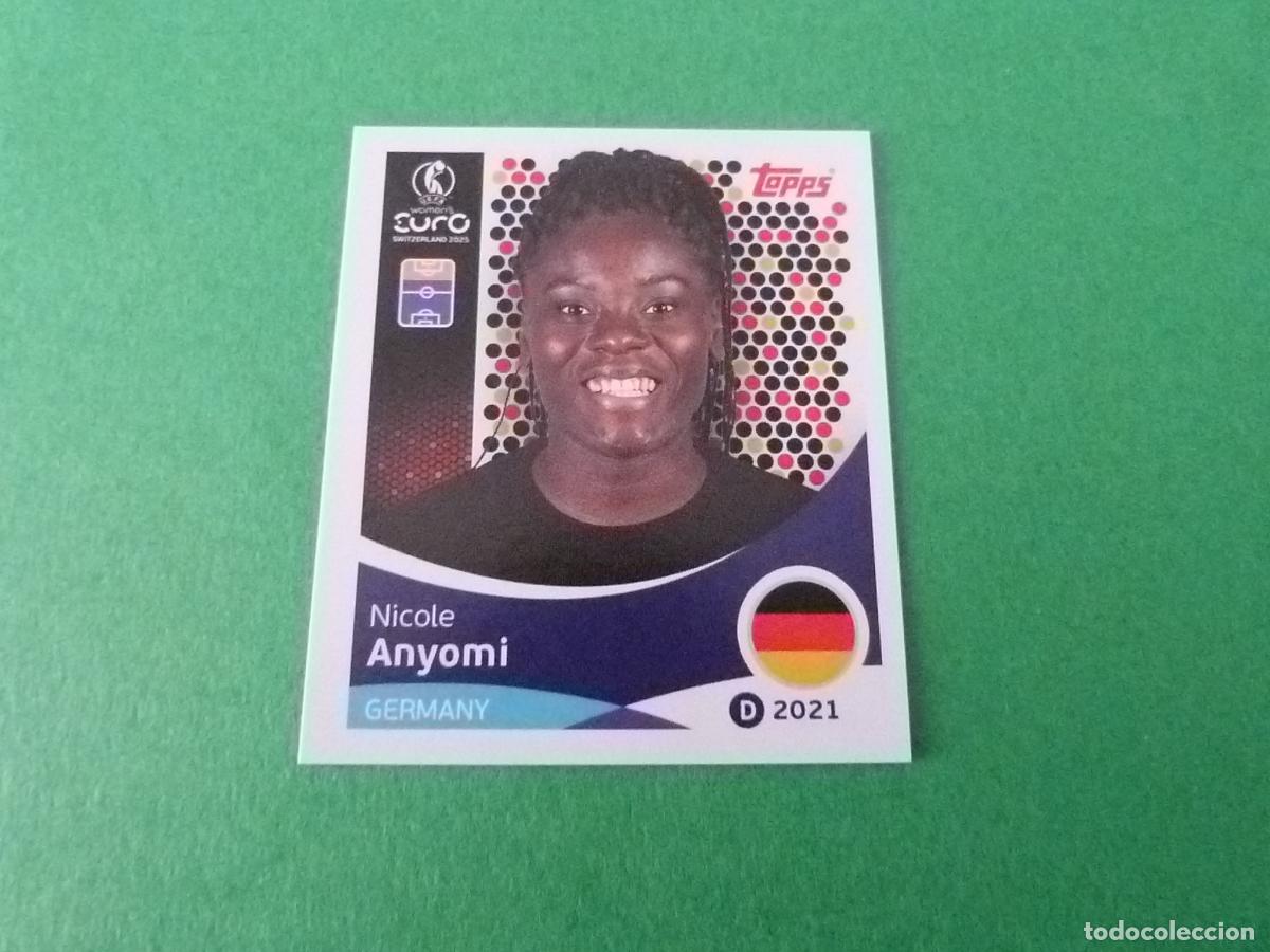Cromos de F&uacute;tbol: CROMO FUTBOL ANYOMI ALEMANIA SIN PEGAR N&ordm; 185 EUROCOPA EURO FEMENINA SUIZA 2025 TOPPS