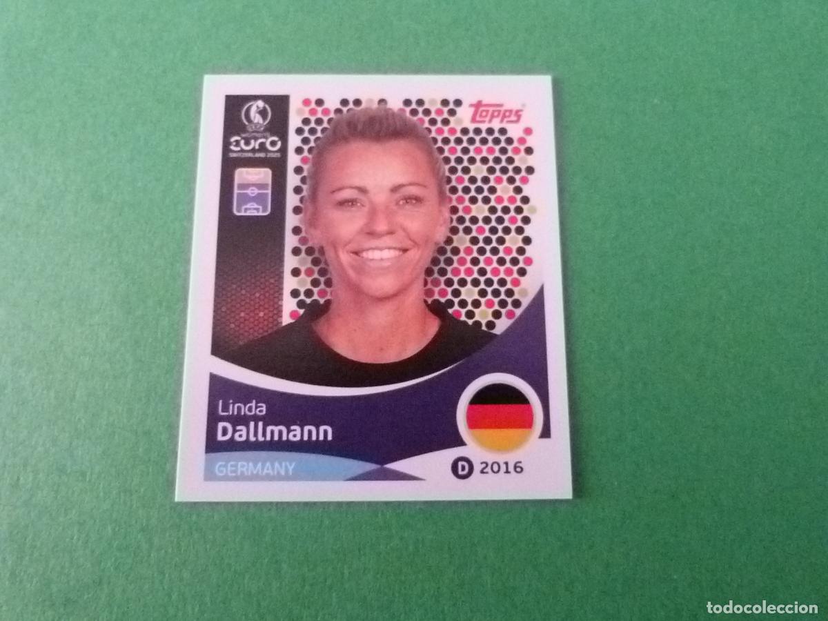 Cromos de F&uacute;tbol: CROMO FUTBOL DALLMANN ALEMANIA SIN PEGAR N&ordm; 186 EUROCOPA EURO FEMENINA SUIZA 2025 TOPPS