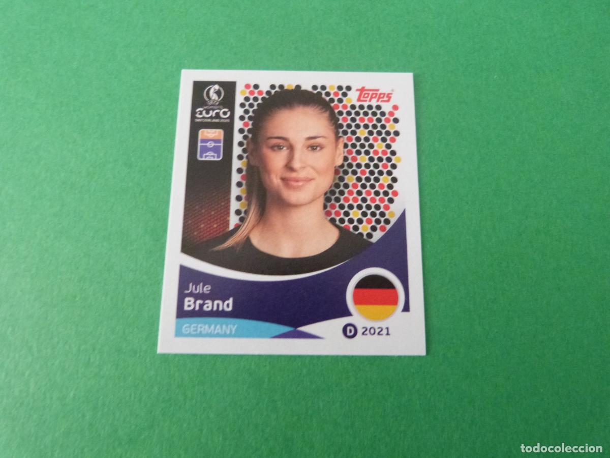 Cromos de F&uacute;tbol: CROMO FUTBOL BRAND ALEMANIA SIN PEGAR N&ordm; 187 EUROCOPA EURO FEMENINA SUIZA 2025 TOPPS