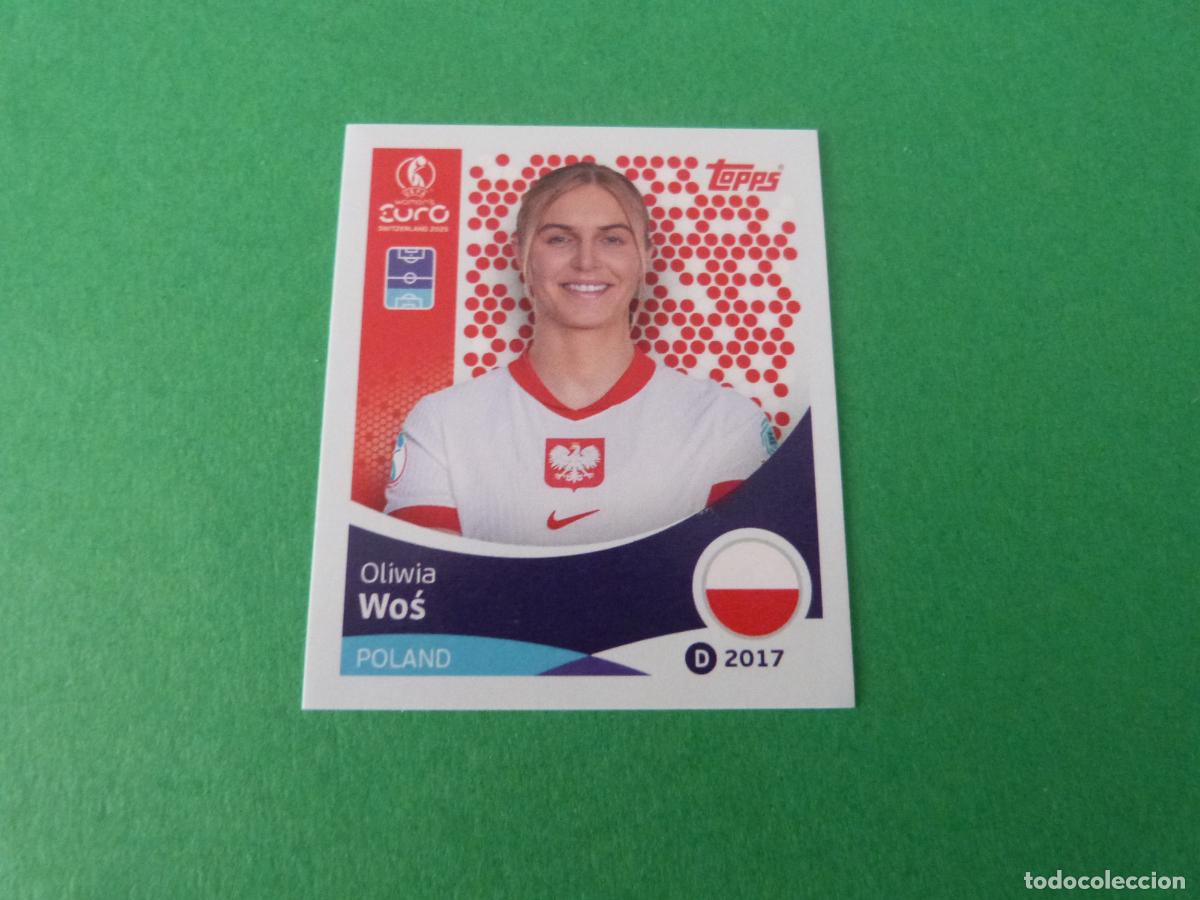 Cromos de F&uacute;tbol: CROMO FUTBOL WOS POLONIA SIN PEGAR N&ordm; 194 EUROCOPA EURO FEMENINA SUIZA 2025 TOPPS