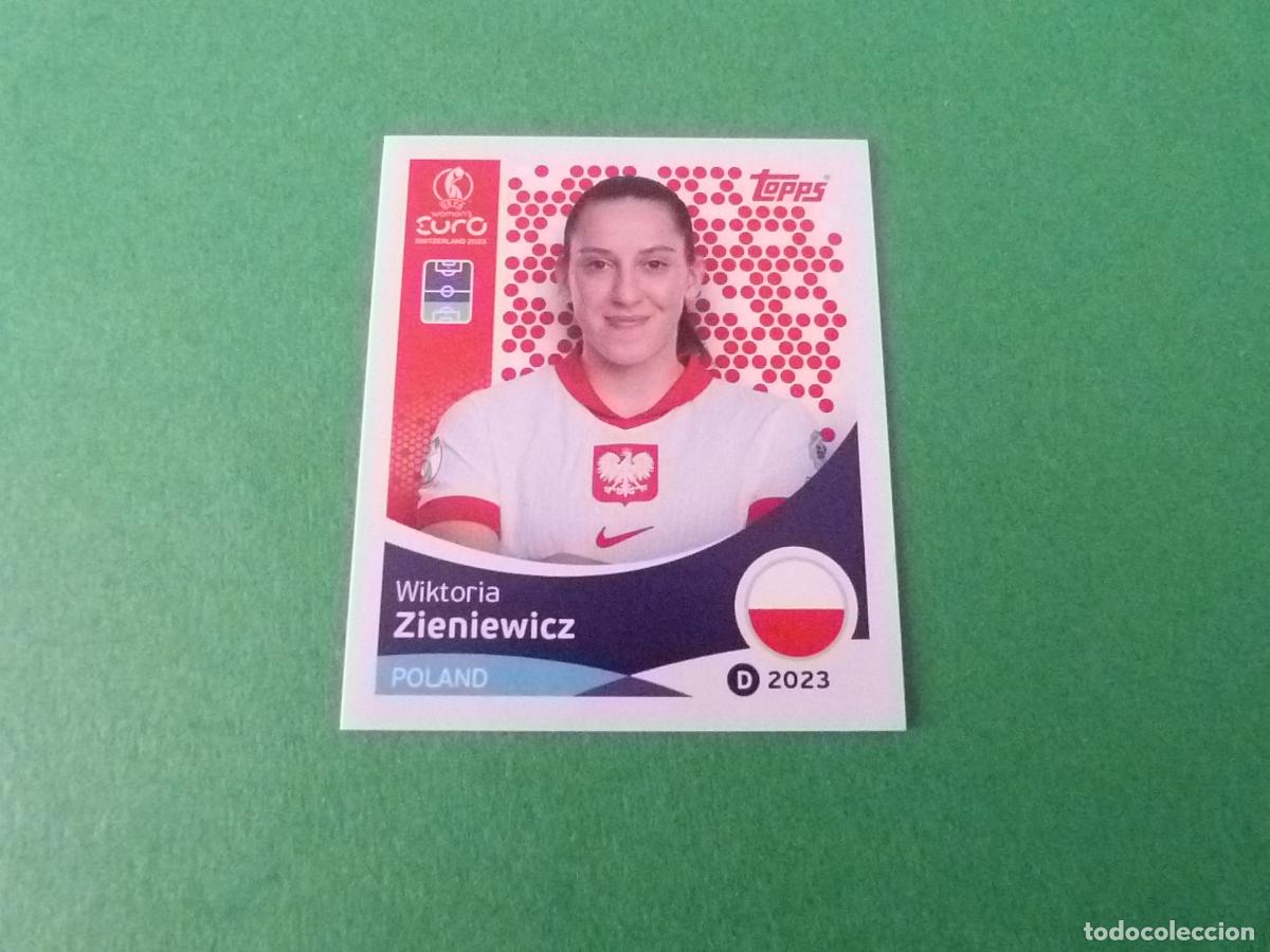 Cromos de F&uacute;tbol: CROMO FUTBOL ZIENIEWICZ POLONIA SIN PEGAR N&ordm; 196 EUROCOPA EURO FEMENINA SUIZA 2025 TOPPS