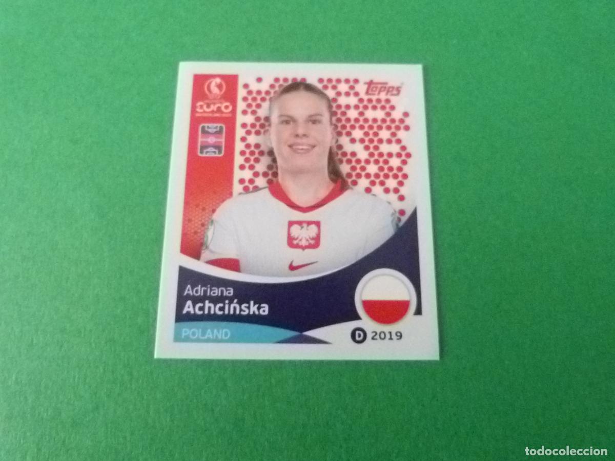 Cromos de F&uacute;tbol: CROMO FUTBOL ACHCINSKA POLONIA SIN PEGAR N&ordm; 198 EUROCOPA EURO FEMENINA SUIZA 2025 TOPPS