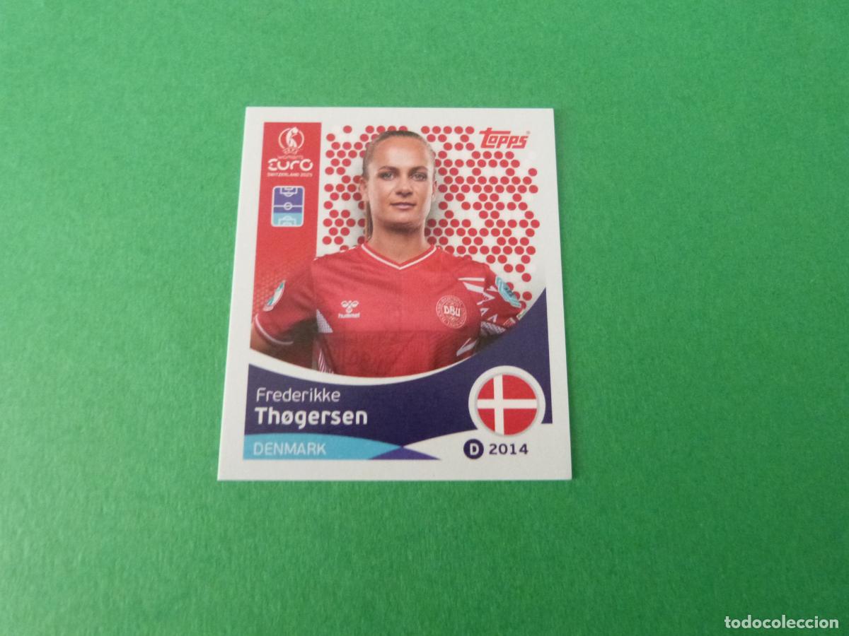Cromos de F&uacute;tbol: CROMO FUTBOL THOGERSEN DINAMARCA SIN PEGAR N&ordm; 208 EUROCOPA EURO FEMENINA SUIZA 2025 TOPPS