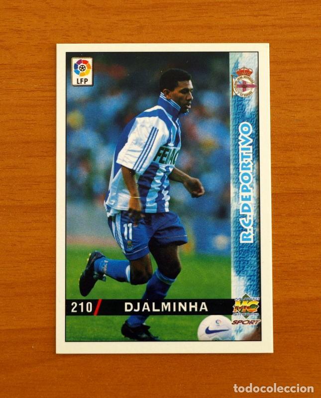 Cromos de F&uacute;tbol: Deportivo La Coru&ntilde;a - N&ordm; 210 Djalminha - Mundicromo Las Fichas de la Liga 1998-1999-98-99