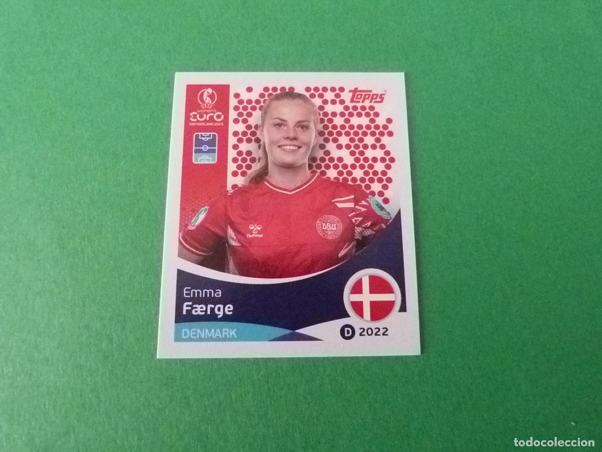 Cromos de F&uacute;tbol: CROMO FUTBOL FAERGE DINAMARCA SIN PEGAR N&ordm; 211 EUROCOPA EURO FEMENINA SUIZA 2025 TOPPS