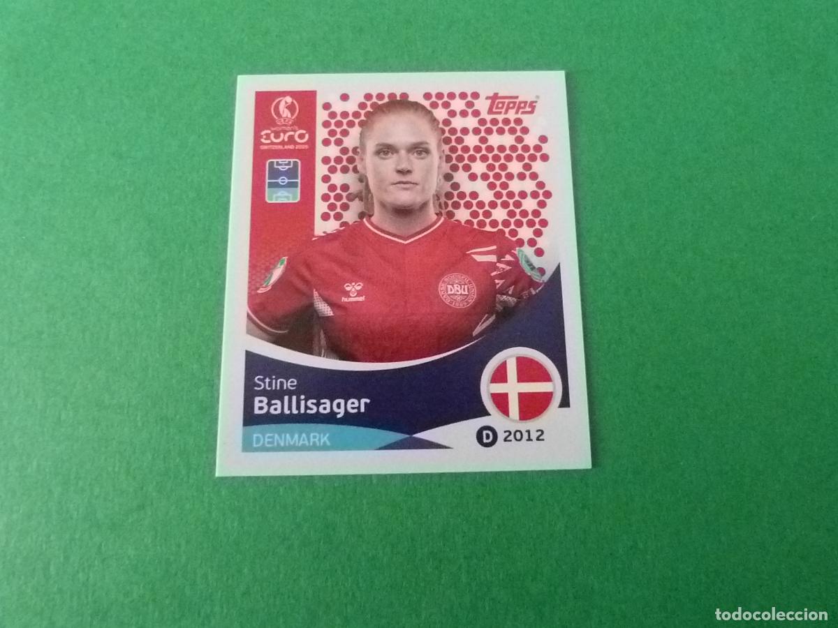 Cromos de F&uacute;tbol: CROMO FUTBOL BALLISAGER DINAMARCA SIN PEGAR N&ordm; 212 EUROCOPA EURO FEMENINA SUIZA 2025 TOPPS
