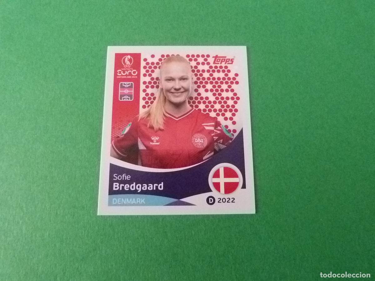 Football Stickers: CROMO FUTBOL BREDGAARD DINAMARCA SIN PEGAR N&ordm; 214 EUROCOPA EURO FEMENINA SUIZA 2025 TOPPS