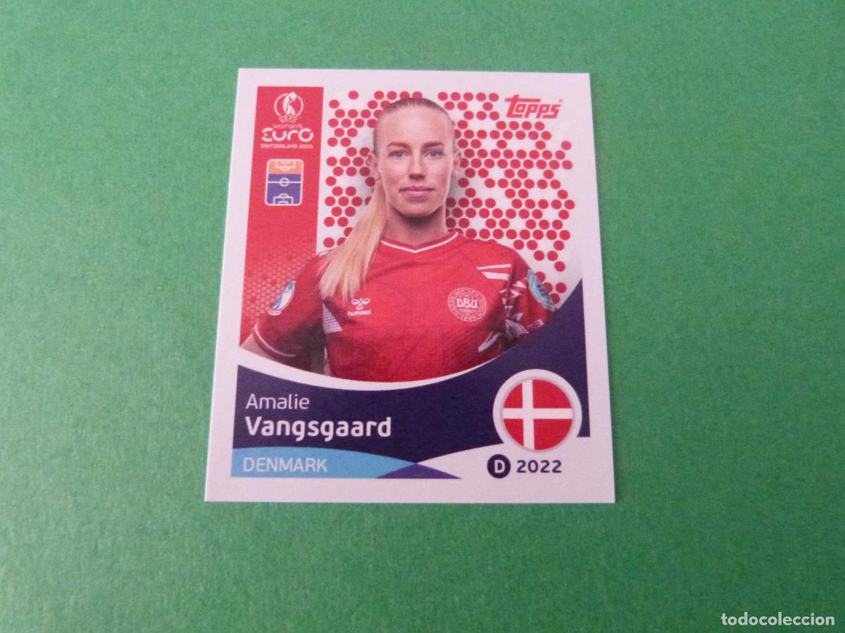 Football Stickers: CROMO FUTBOL VANGSGAARD DINAMARCA SIN PEGAR N&ordm; 218 EUROCOPA EURO FEMENINA SUIZA 2025 TOPPS