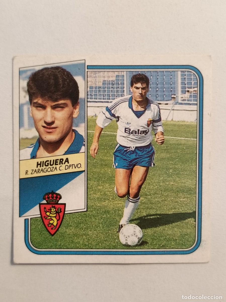 Cartes &agrave; collectionner de Football: HIGUERA REAL ZARAGOZA LIGA 89/90 ESTE