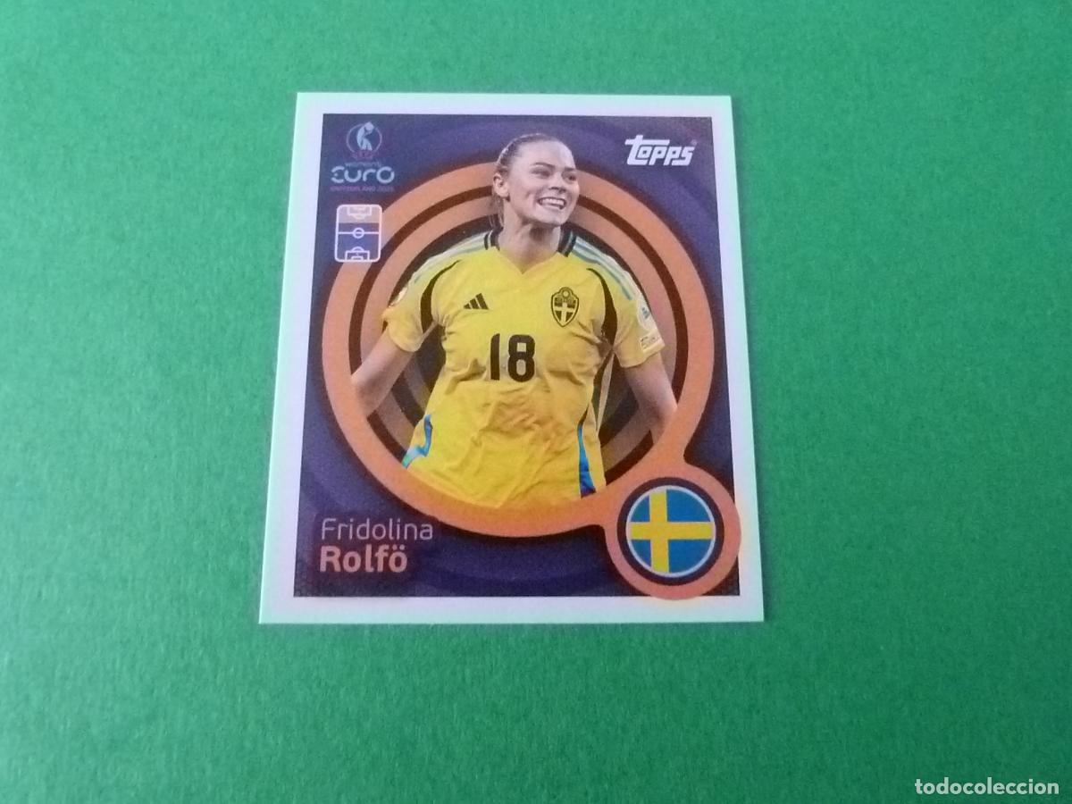 Cartes &agrave; collectionner de Football: CROMO FUTBOL ROLF&Ouml; SUECIA SIN PEGAR N&ordm; 221 EUROCOPA EURO FEMENINA SUIZA 2025 TOPPS